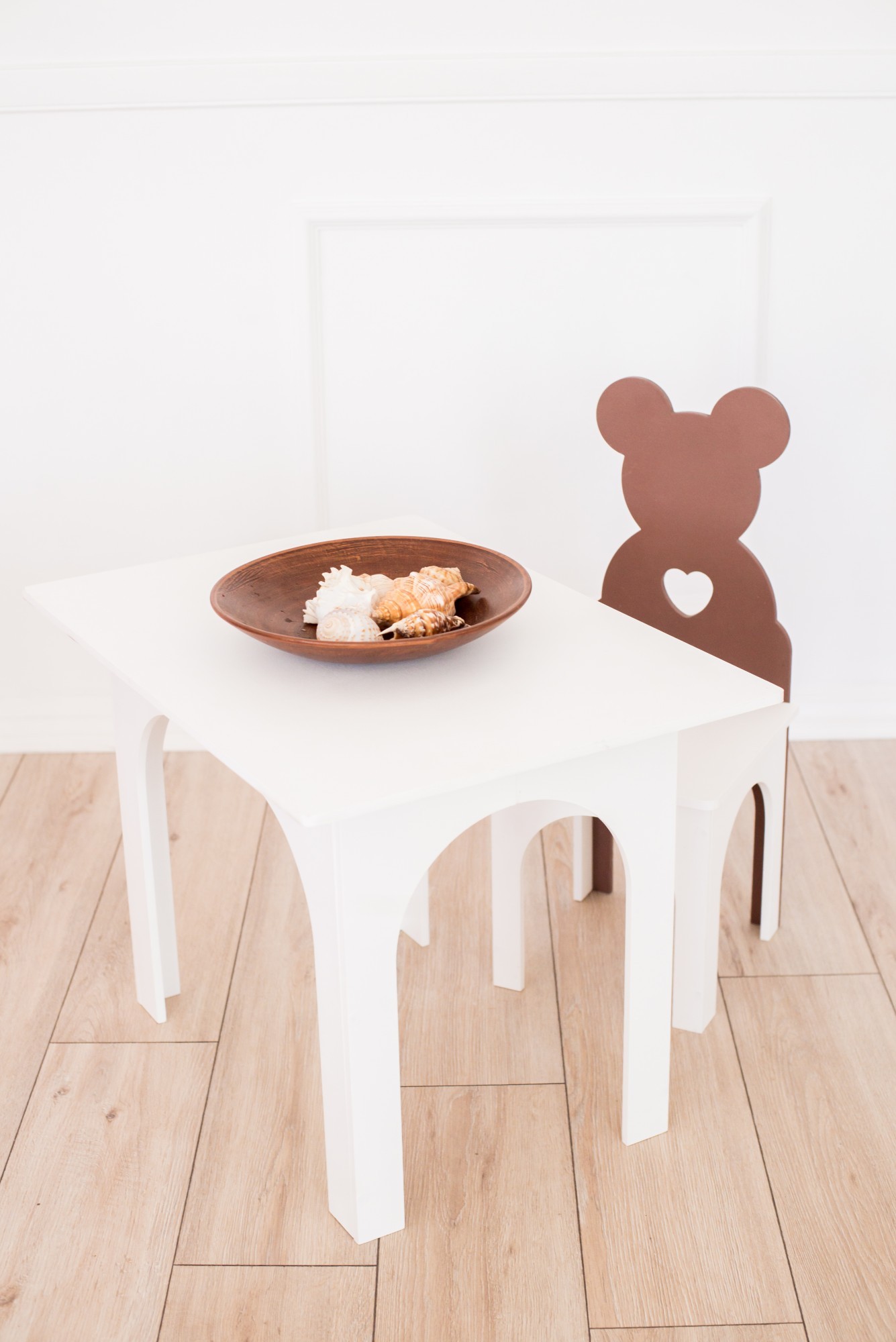 

Комплект KiddyRoom Кухня + стол + 2 стул Белый с розовым