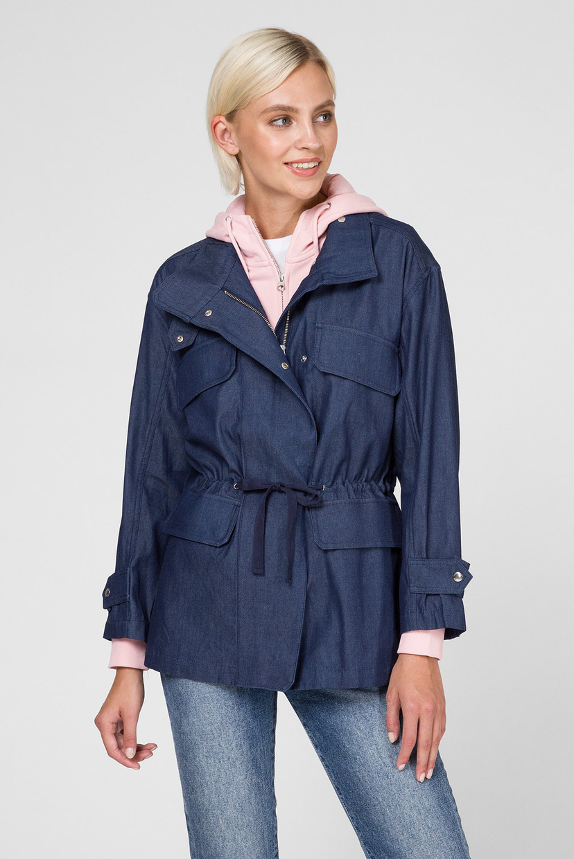 

Женская темно-синяя куртка CHAMBRAY FIELD Gant S 4700075