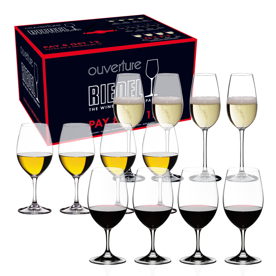 

Набор бокалов Riedel OUVERTURE 4/12 5408/93
