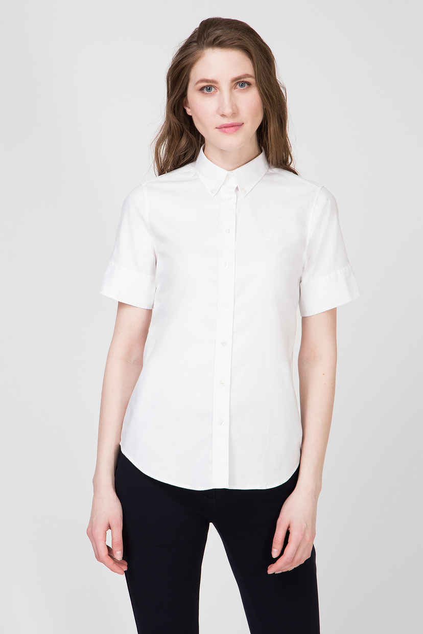 

Женская белая рубашка STRETCH OXFORD SOLID Gant 34 4320114