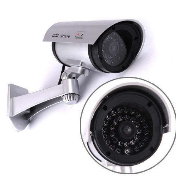 Муляж камеры видеонаблюдения обманка CCD CAM с подсветкой (49451v ...