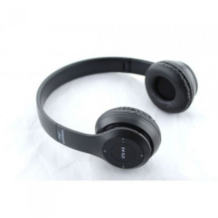 

Беспроводные Наушники P-47 Bluetooth + MicroSD + FM Радио NEWyou Black