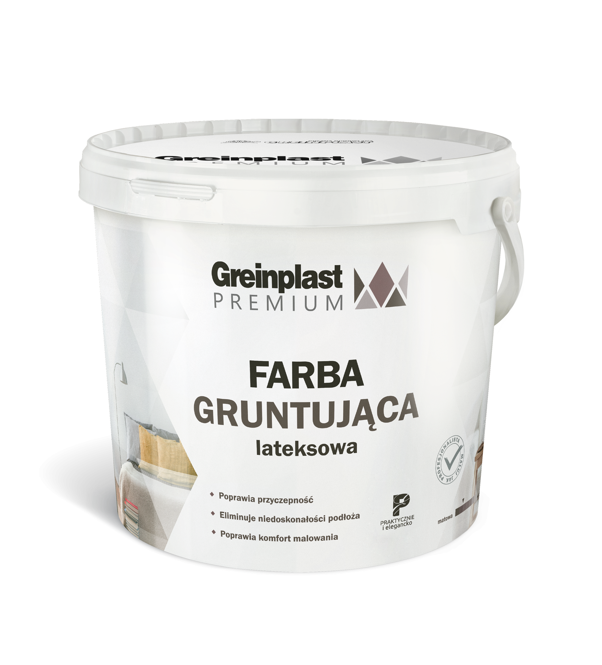 

Преміум фарба грунтуюча латексна Greinplast Premium 10 л