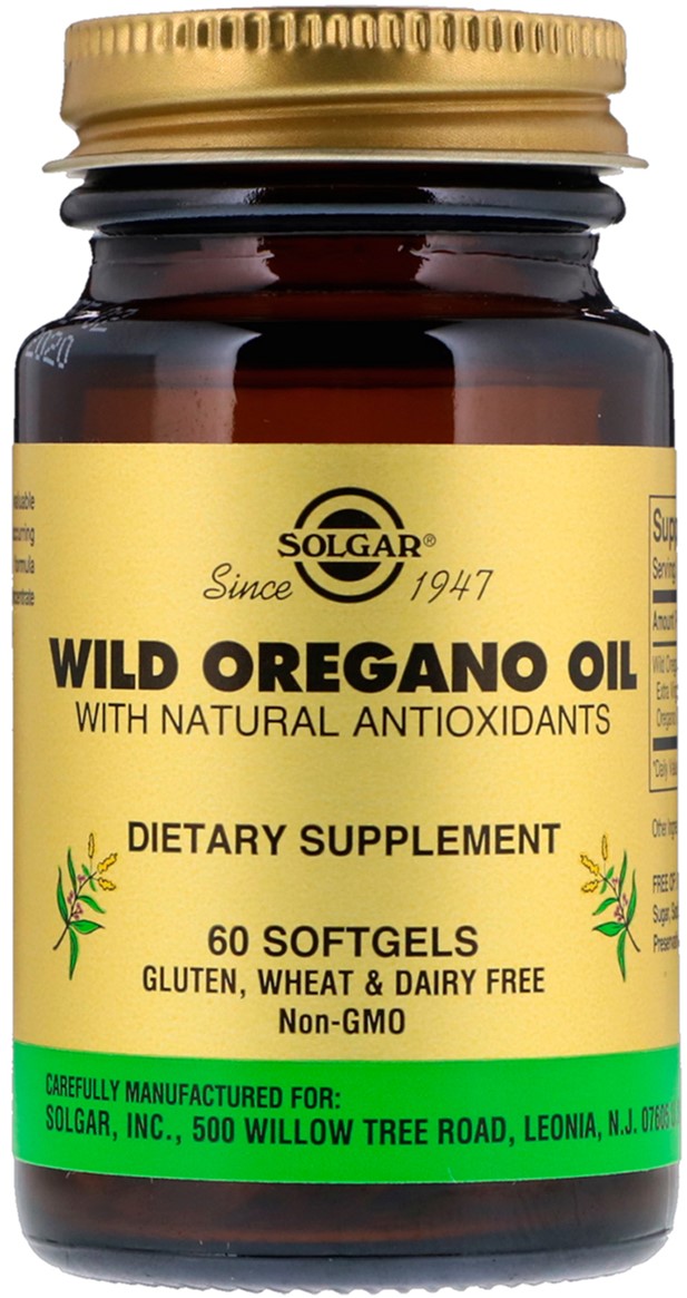 

Натуральная добавка Solgar Wild Oregano Oil Масло орегано с натуральными Натуральная добавкаами 60 капсул (033984020290)