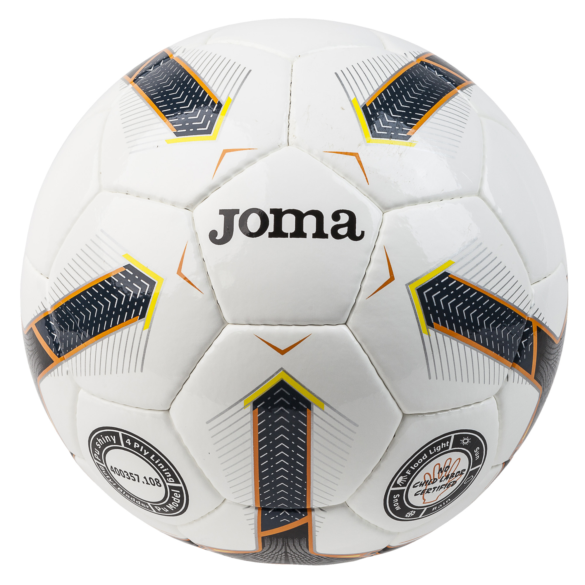 

Мяч JOMA ball fifa pro flame ii white-black t.5 -pack 12- T.5 (400357.108)