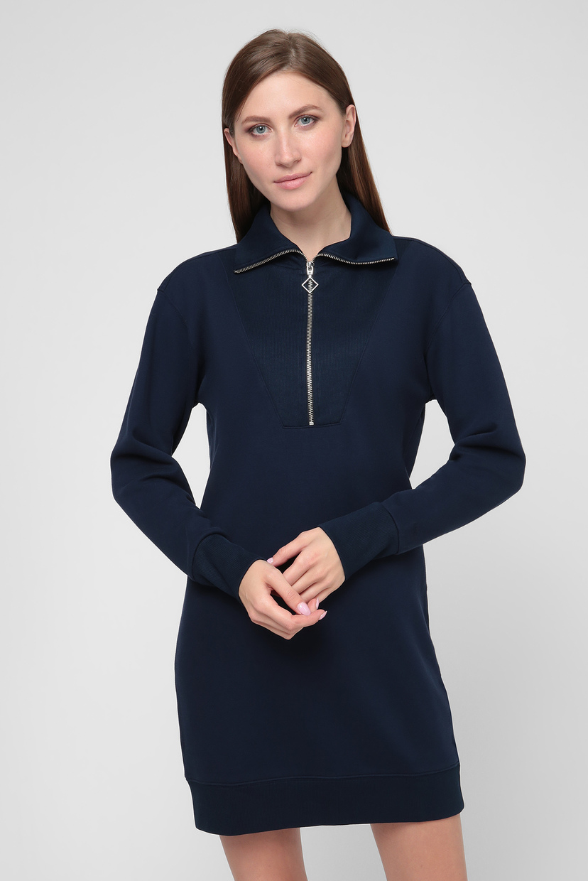 

Женское темно-синее платье HALF ZIP SWEAT Gant  4201326, Женское темно-синее платье HALF ZIP SWEAT Gant S 4201326