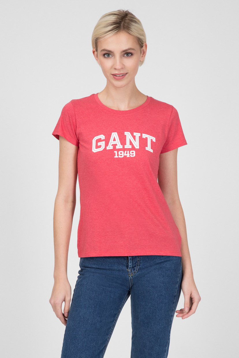 

Женская коралловая футболка с принтом Gant  4200412, Женская коралловая футболка с принтом Gant XS 4200412