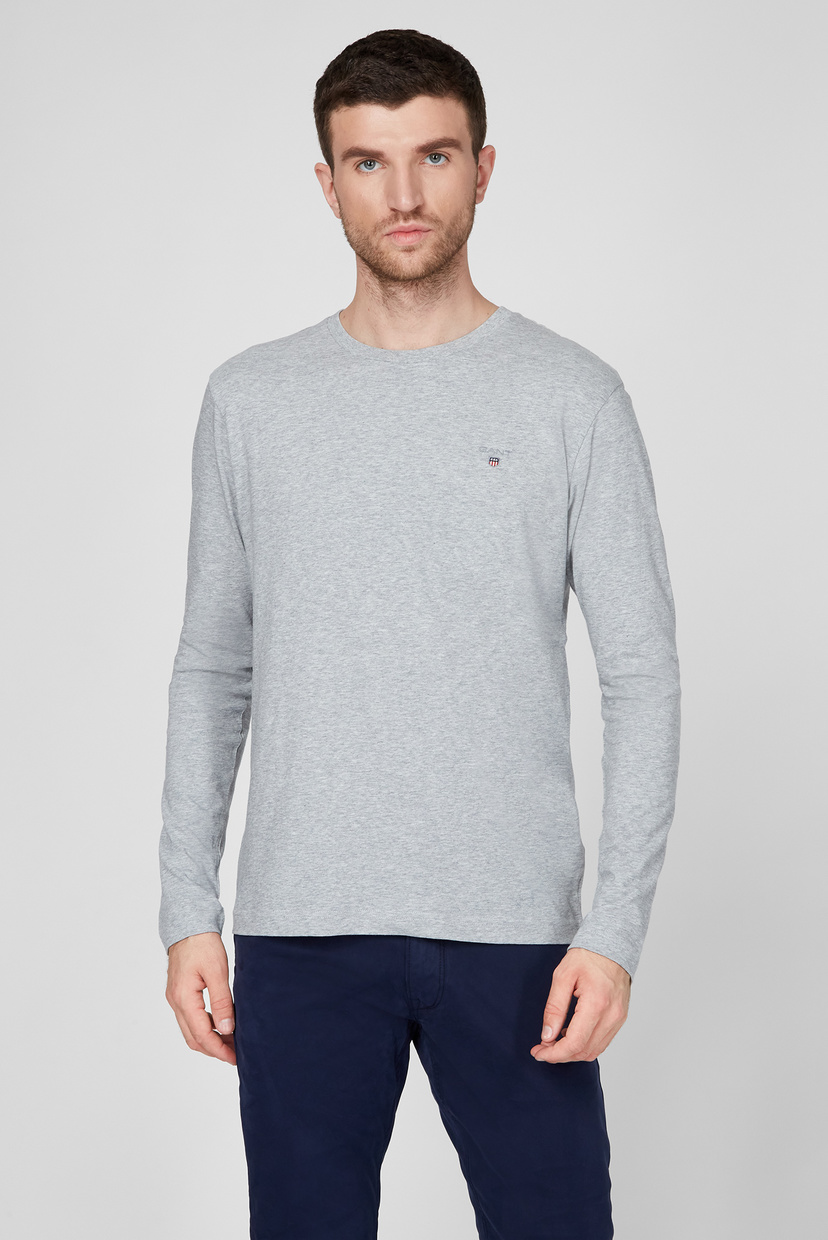 

Мужской серый лонгслив THE ORIGINAL Gant S 234502