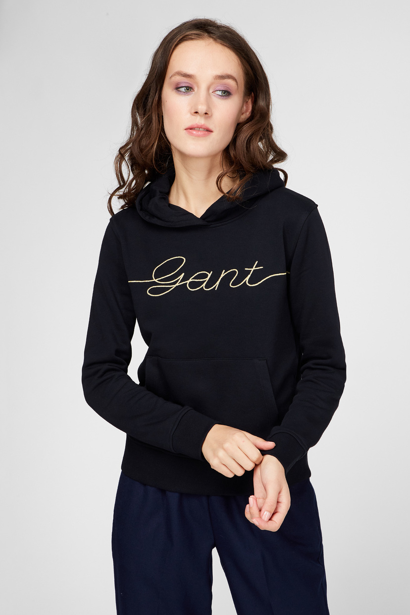 

Женское черное худи GANT SCRIPT Gant 158/164 606776