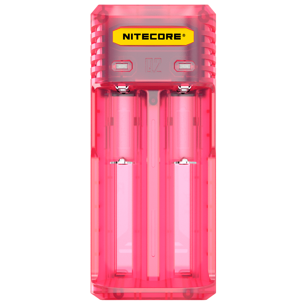 

Зарядное устройство Nitecore Q2 двухканальное, розовое