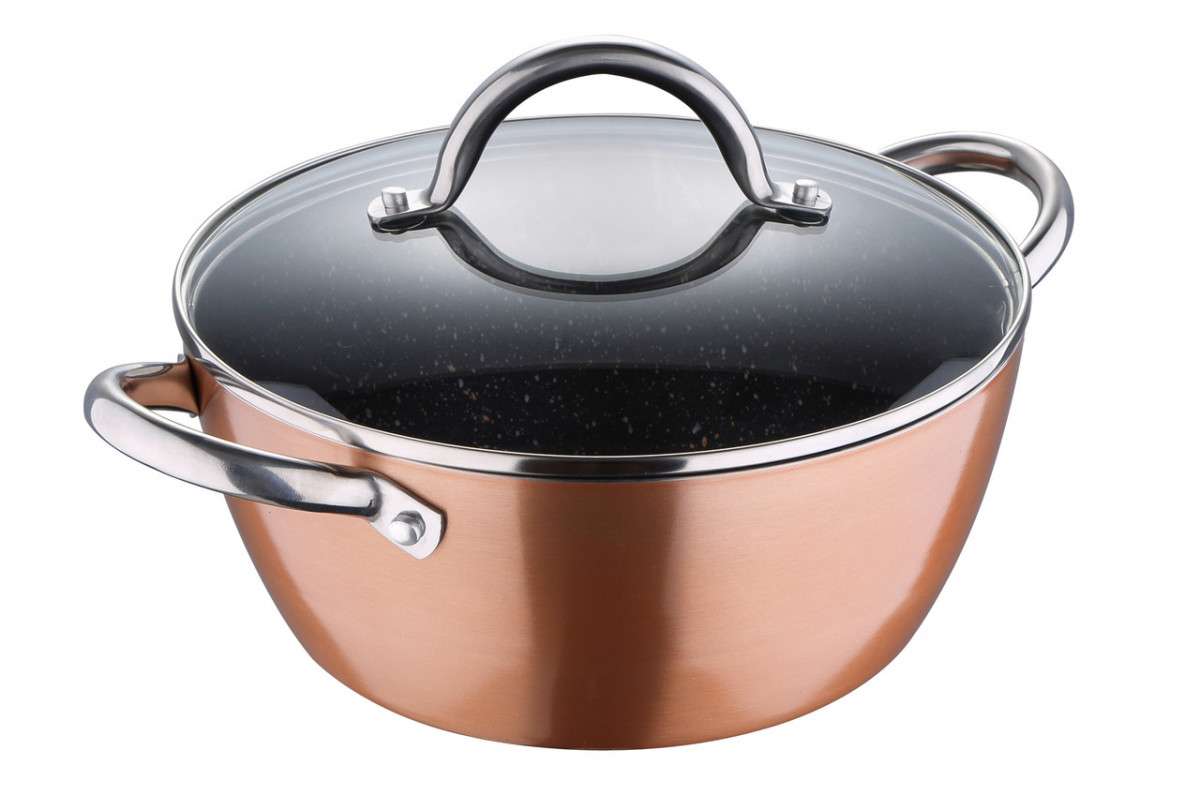 

Кастрюля с крышкой на 2 л Bergner BG-7611-CP