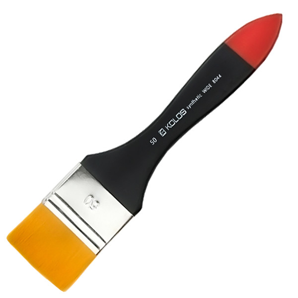 

Кисть синтетика Rosa Wide 8044 Kolos флейц №50 кор. ручка (4823064902334)