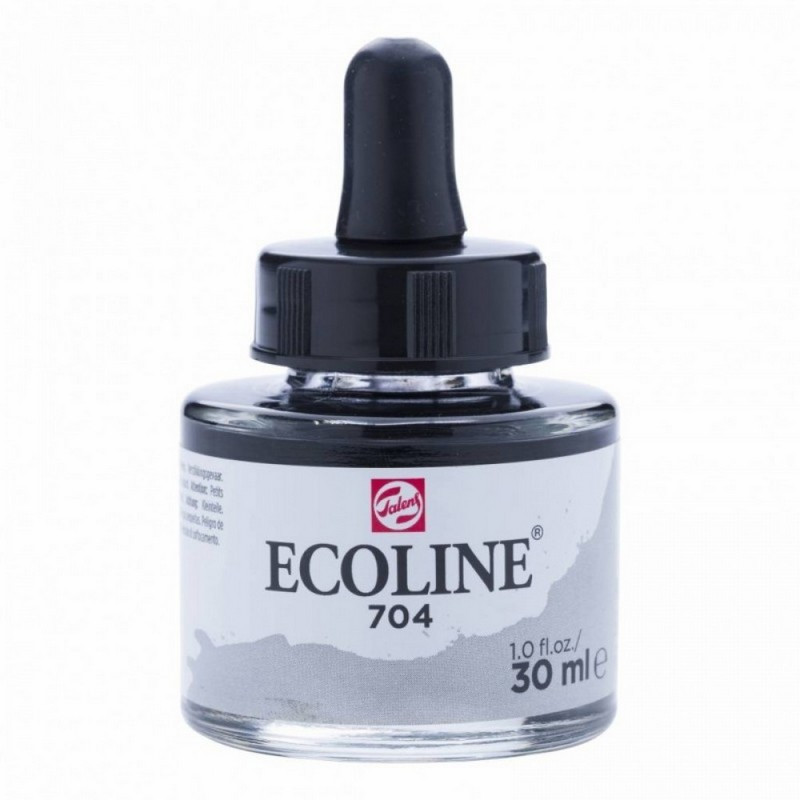 

Краска акварельная жидкая Royal Talens Ecoline (704) 30 мл серый (8712079407490)