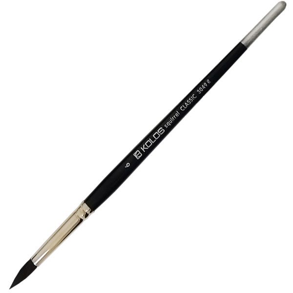 

Кисть белка Rosa Classic 3049R Kolos круглая №6 (4823064900118)