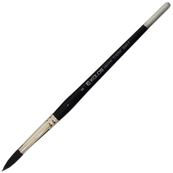

Кисть белка Rosa Classic 3049R Kolos круглая №8 (4823064900132)
