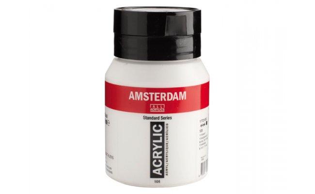 

Краска акриловая Royal Talens AMSTERDAM 500 мл (105) белила титановые (8712079044091)
