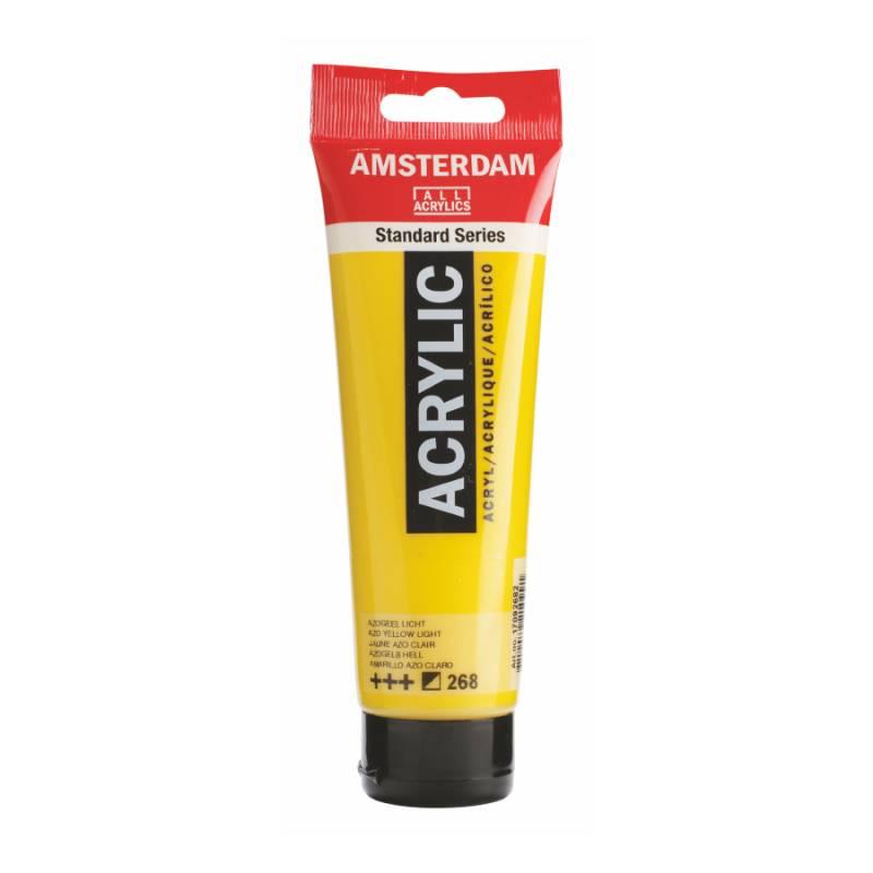

Краска акриловая Royal Talens AMSTERDAM 120 мл (268) AZO желтый светлый (8712079210991)