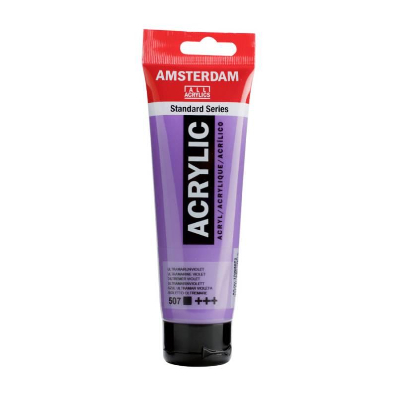 

Краска акриловая Royal Talens AMSTERDAM 120 мл (507) ультрамарин фиолетовый (8712079268183)