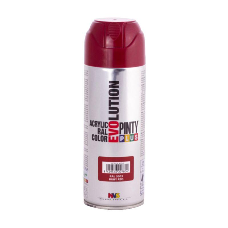 

Краска-аэрозоль акриловая PINTYPLUS Evolution Ral 3003 400 мл красный темный (8429576207804)