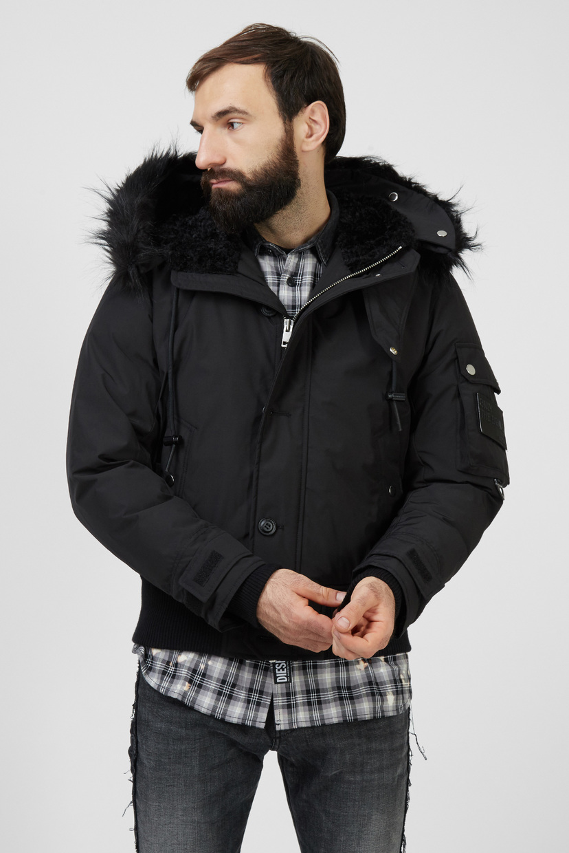 

Мужская черная куртка W-JAME Diesel S A00559 0LAZU