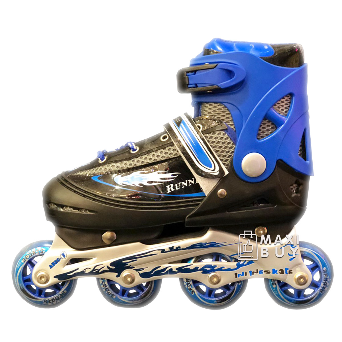 

Ролики раздвижные SkateX Runner 38-43 Синий