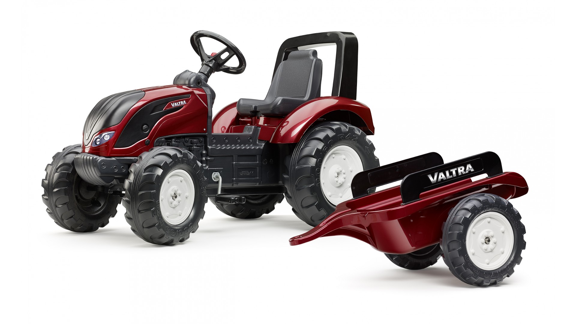 

Детский трактор на педалях с прицепом Falk 4000AB VALTRA S4 (4000AB)