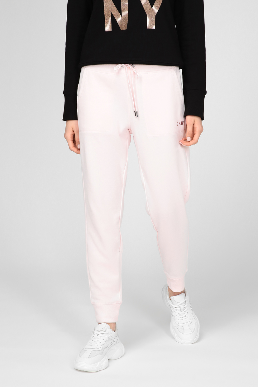

Женские розовые джоггеры TERRY METALLIC LOGO DKNY M DP0P2607