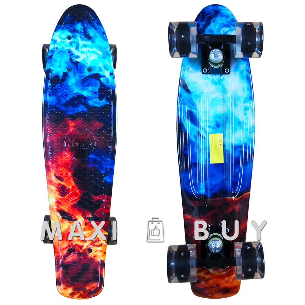 

Скейт пенни борд SkateX Penny Zetta Burn 22"