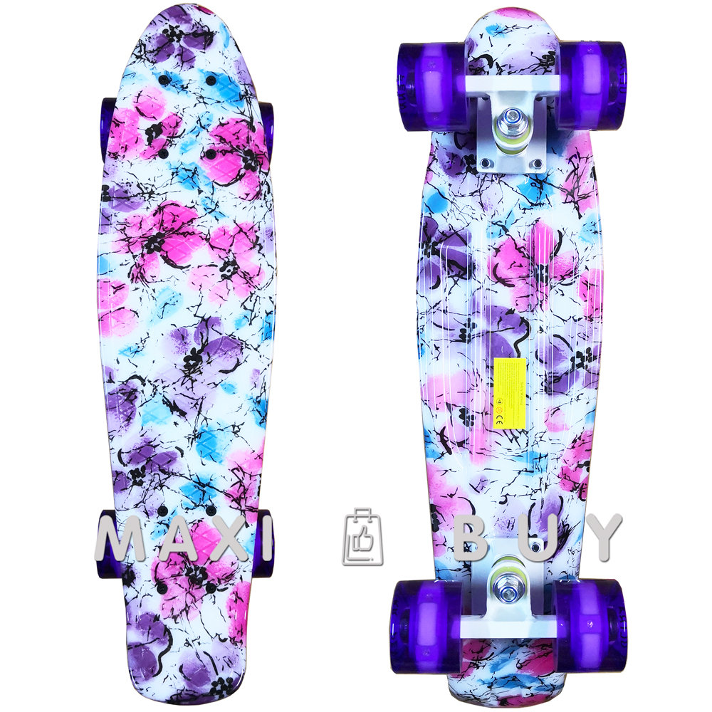 

Скейт пенни борд SkateX Penny Gamma Lily 22"