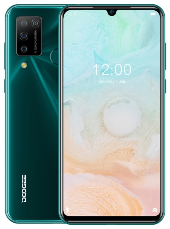 

Doogee N20 Pro 6/128 Gb green, 6.3" Helio P60, 3G, 4G