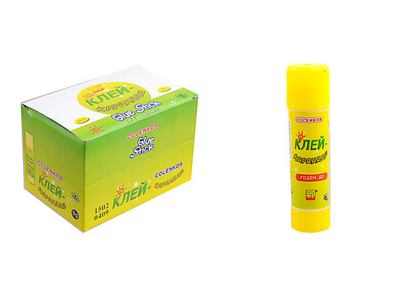 

Набор клей-карандашей, 24 штуки в упаковке, вес - 9 г Colenkor (C36949)
