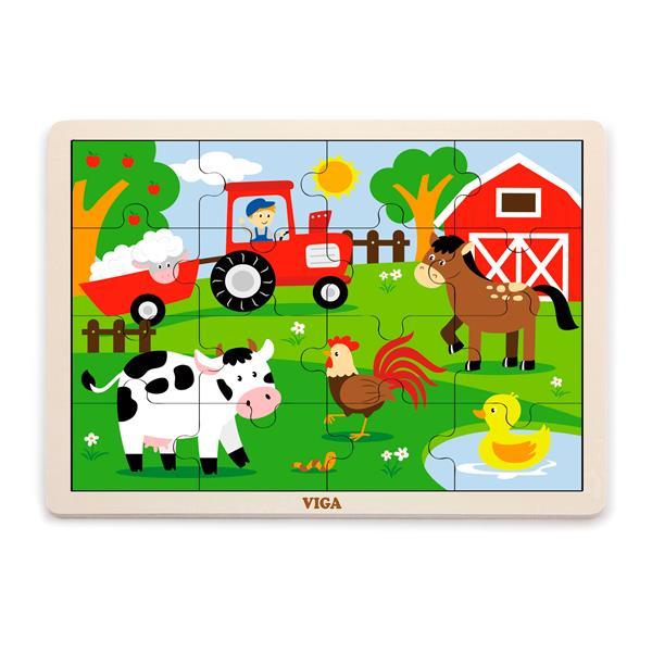 

Пазл Viga Toys "Ферма" (51448)