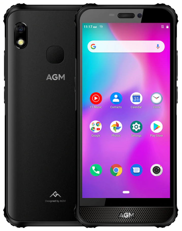 

AGM A10 4/128 Gb black, 5.7", Unisoc Tiger T310, 3G, 4G, NFC