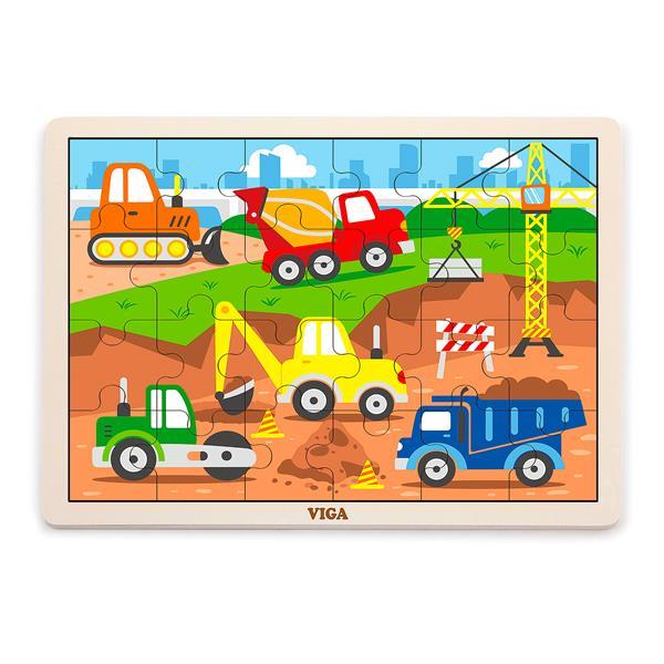 

Пазл Viga Toys "Строительная техника" (51463)