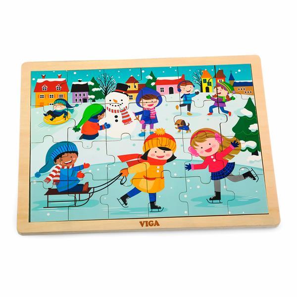 

Пазл Viga Toys "Времена года. Зима" (51272)
