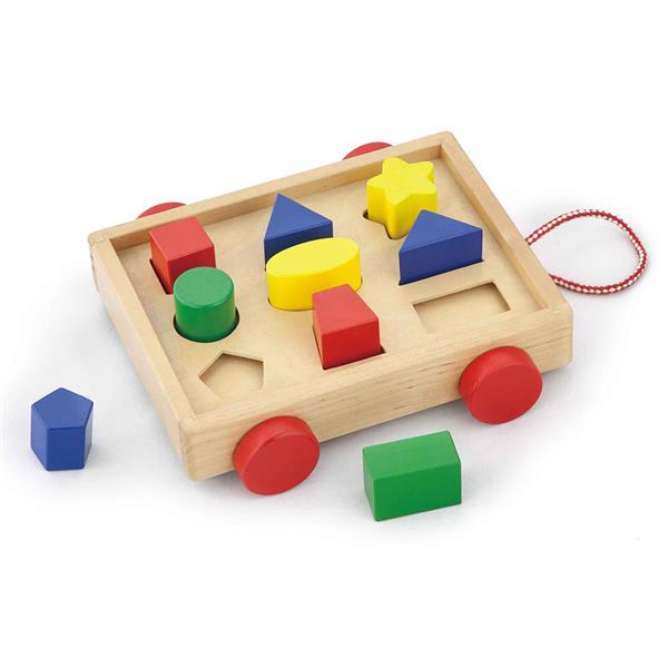 

Сортер Viga Toys "Тележка с блоками" (58583)