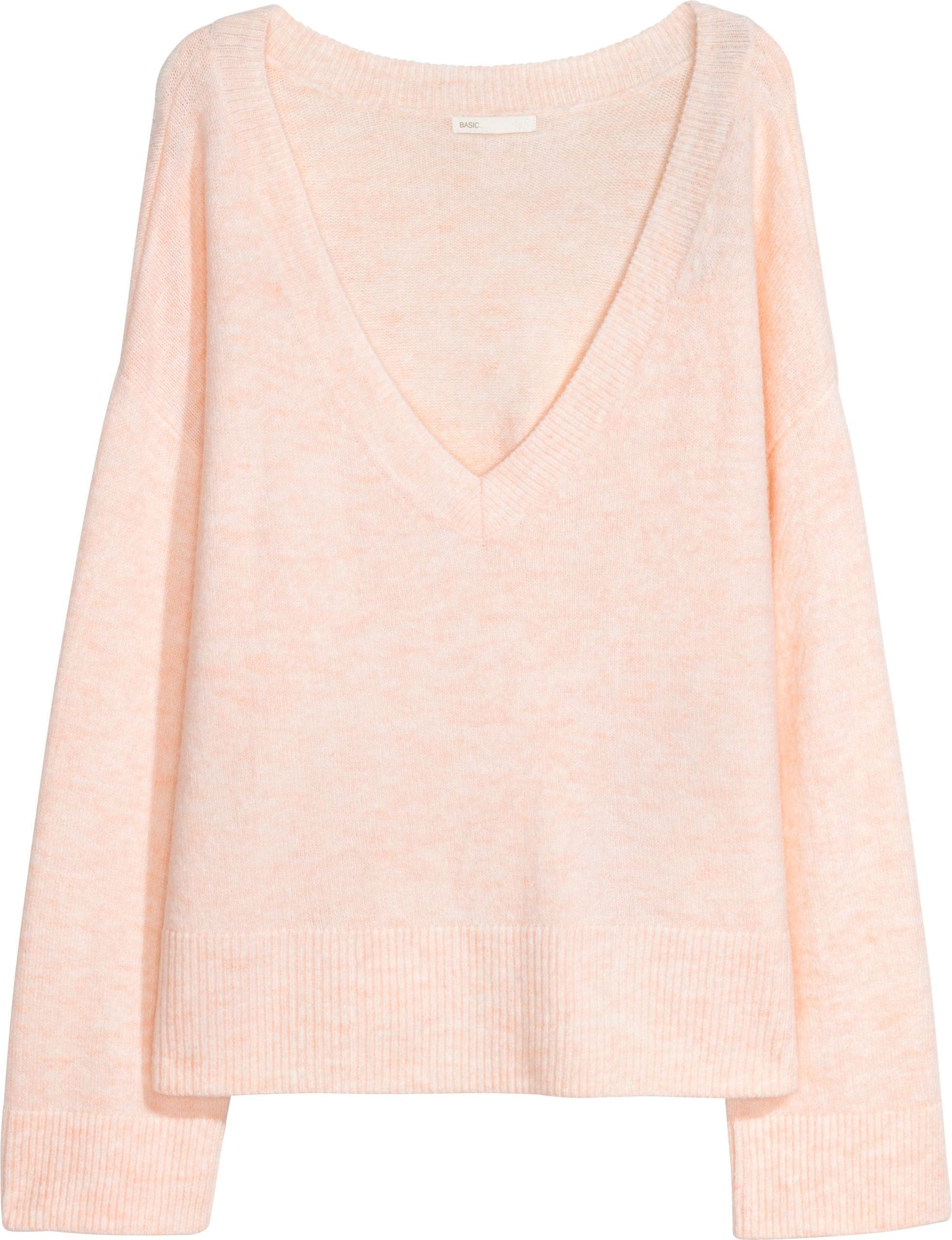 

Пуловер H&M 5797517 XS Светло-розовый