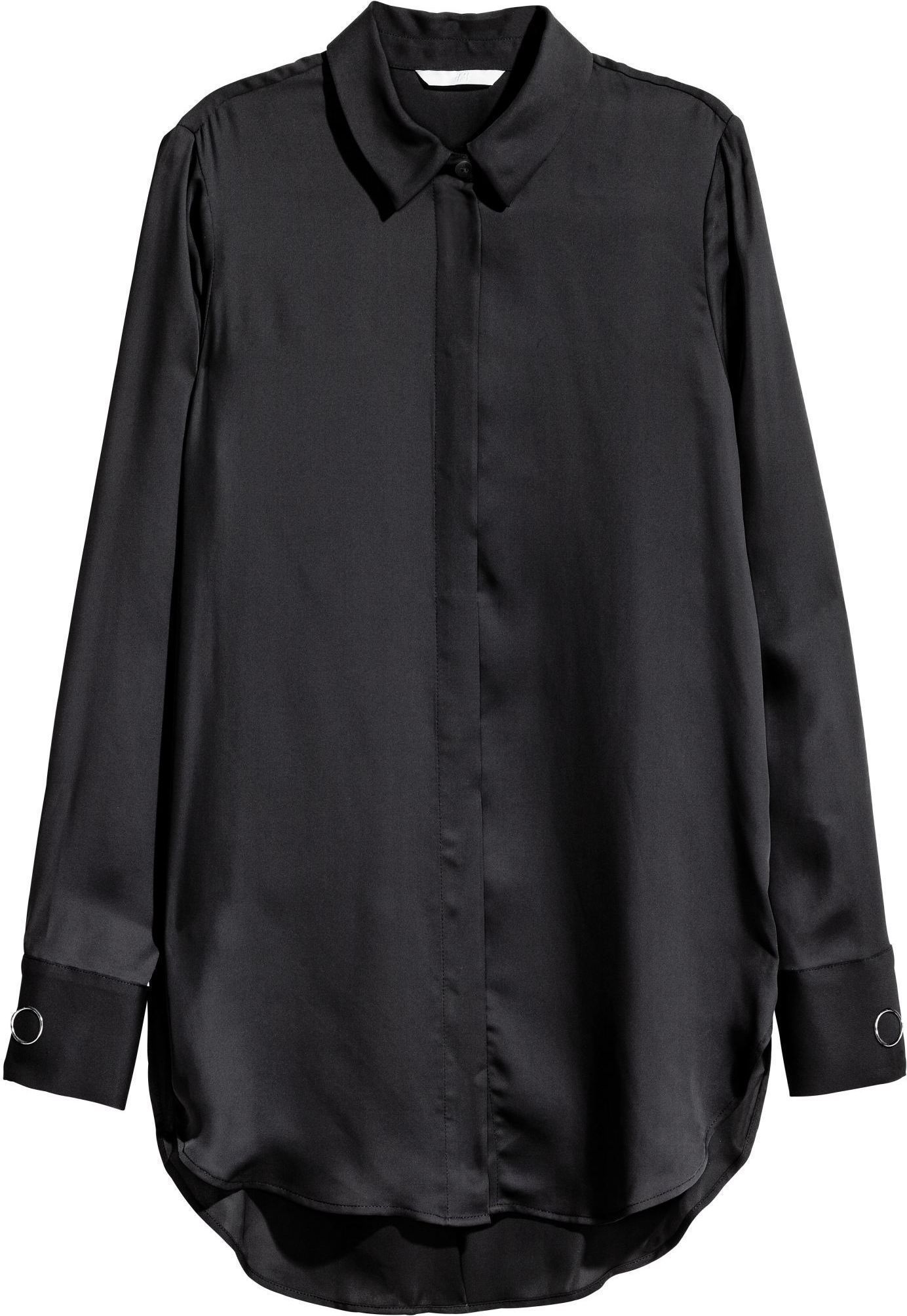

Блузка H&M 912-4190044 34 Черная