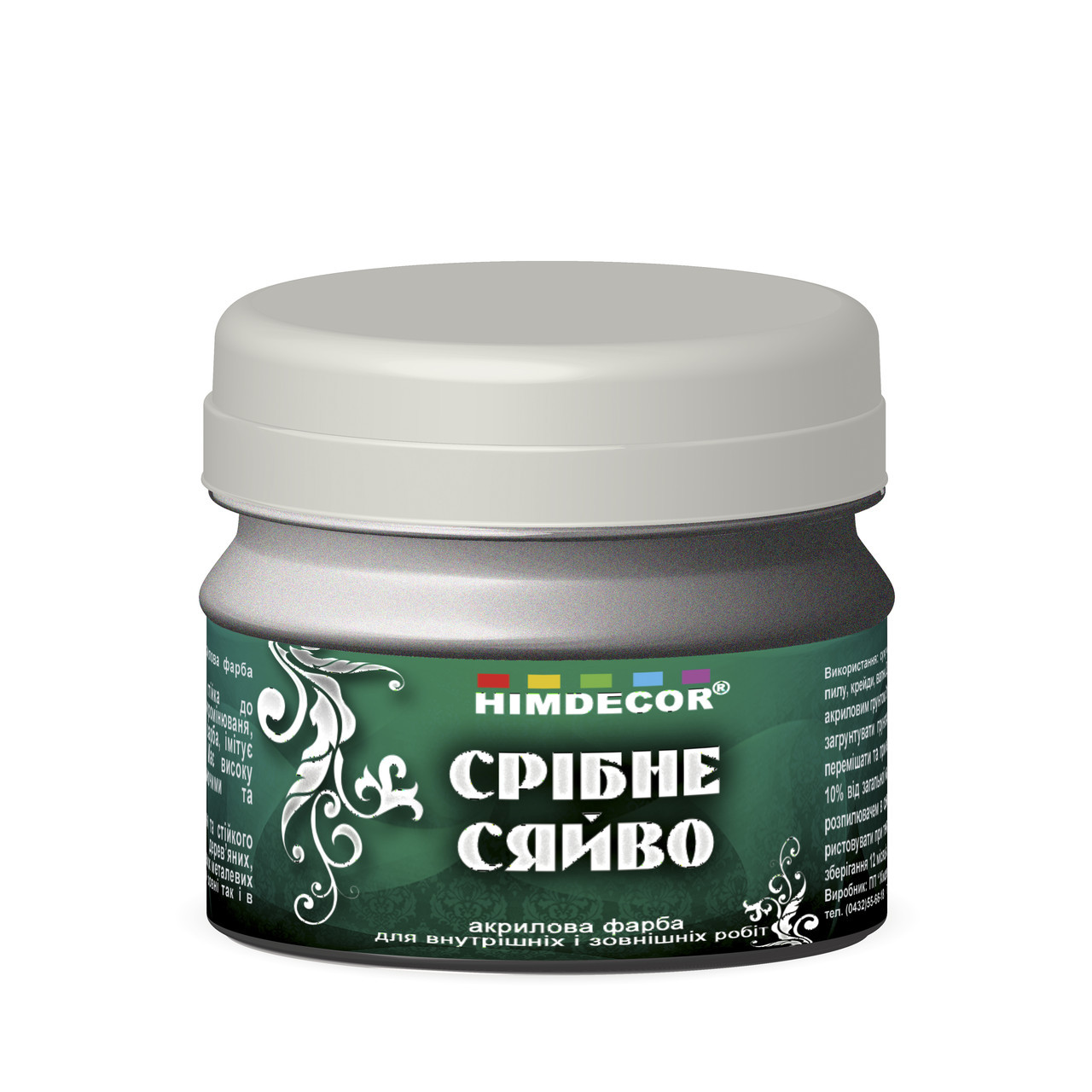 

Акрилова декоративна фарба Himdecor СК-29 "Срібне сяйво" 5 кг
