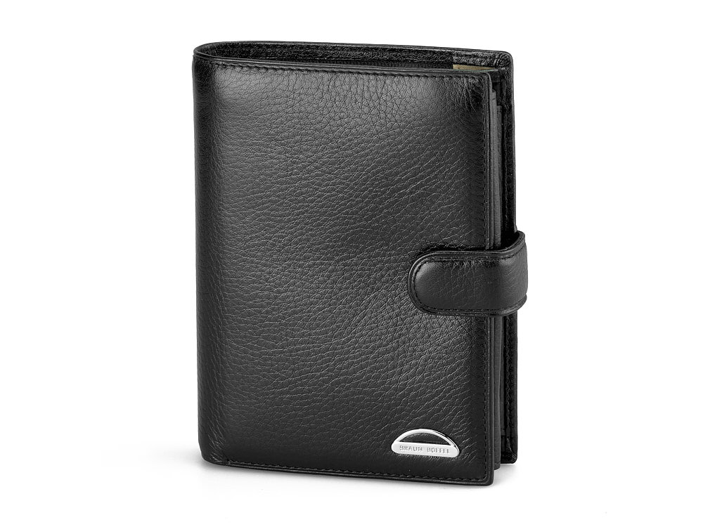 

Вертикальное портмоне из натуральной кожи Braun Buffel 9927 чёрный