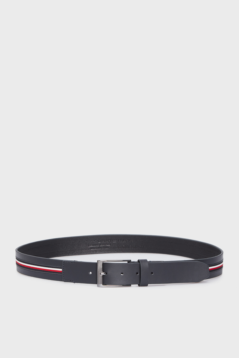 

Мужской темно-синий ремень LAYTON INLAY Tommy Hilfiger 95 AM0AM06774