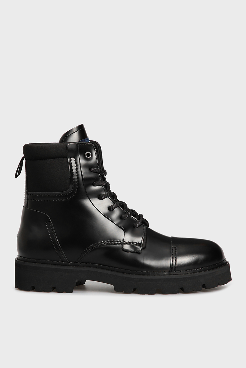 

Мужские черные кожаные ботинки FASHION POP COLOUR Tommy Hilfiger 42 EM0EM00542