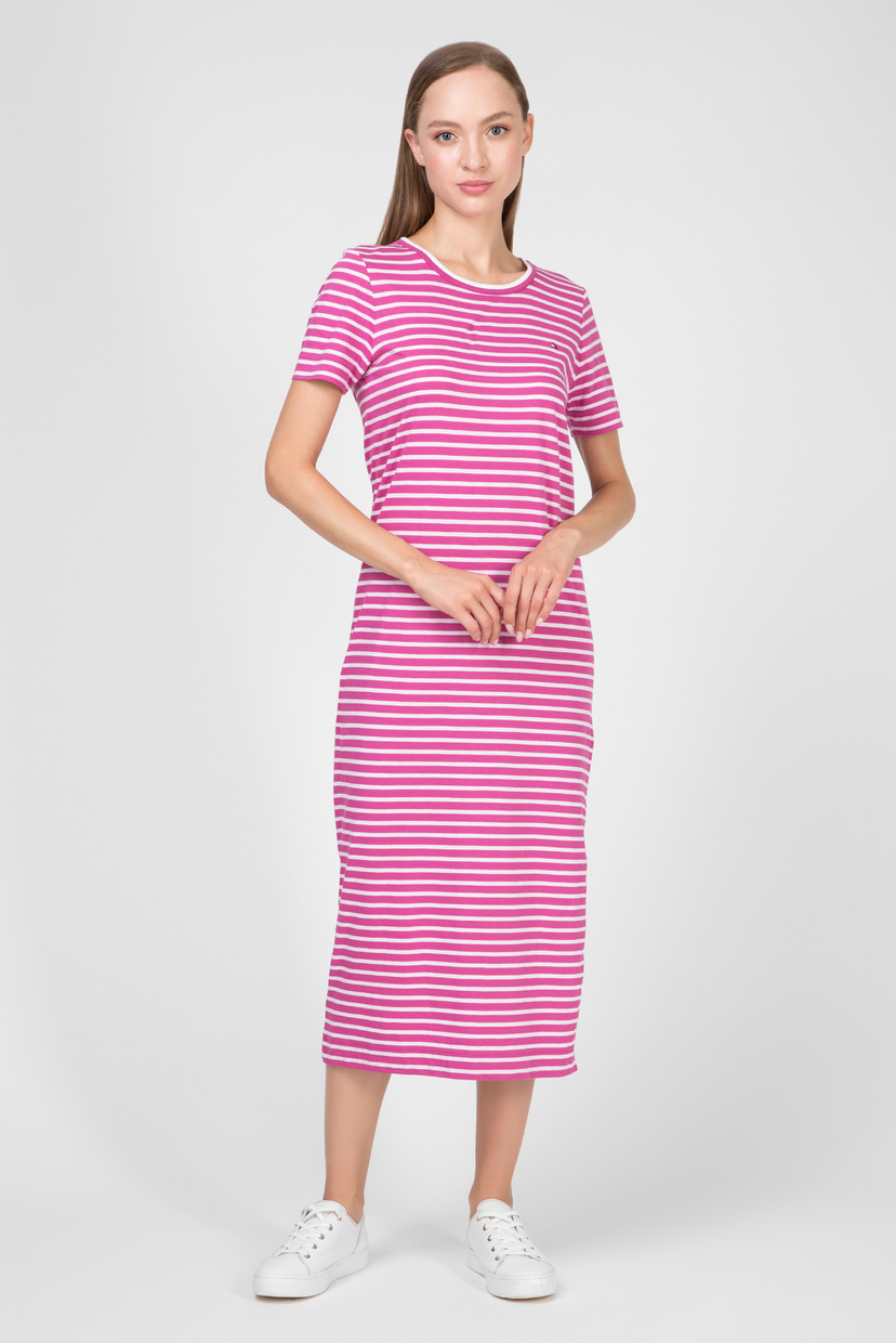 

Женское розовое платье TH ESSENTIAL Tommy Hilfiger XS WW0WW25368