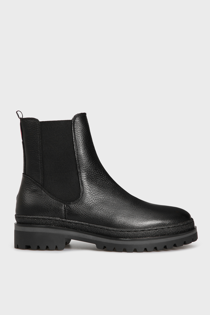 

Женские черные кожаные челси Tommy Hilfiger 40 FW0FW05205