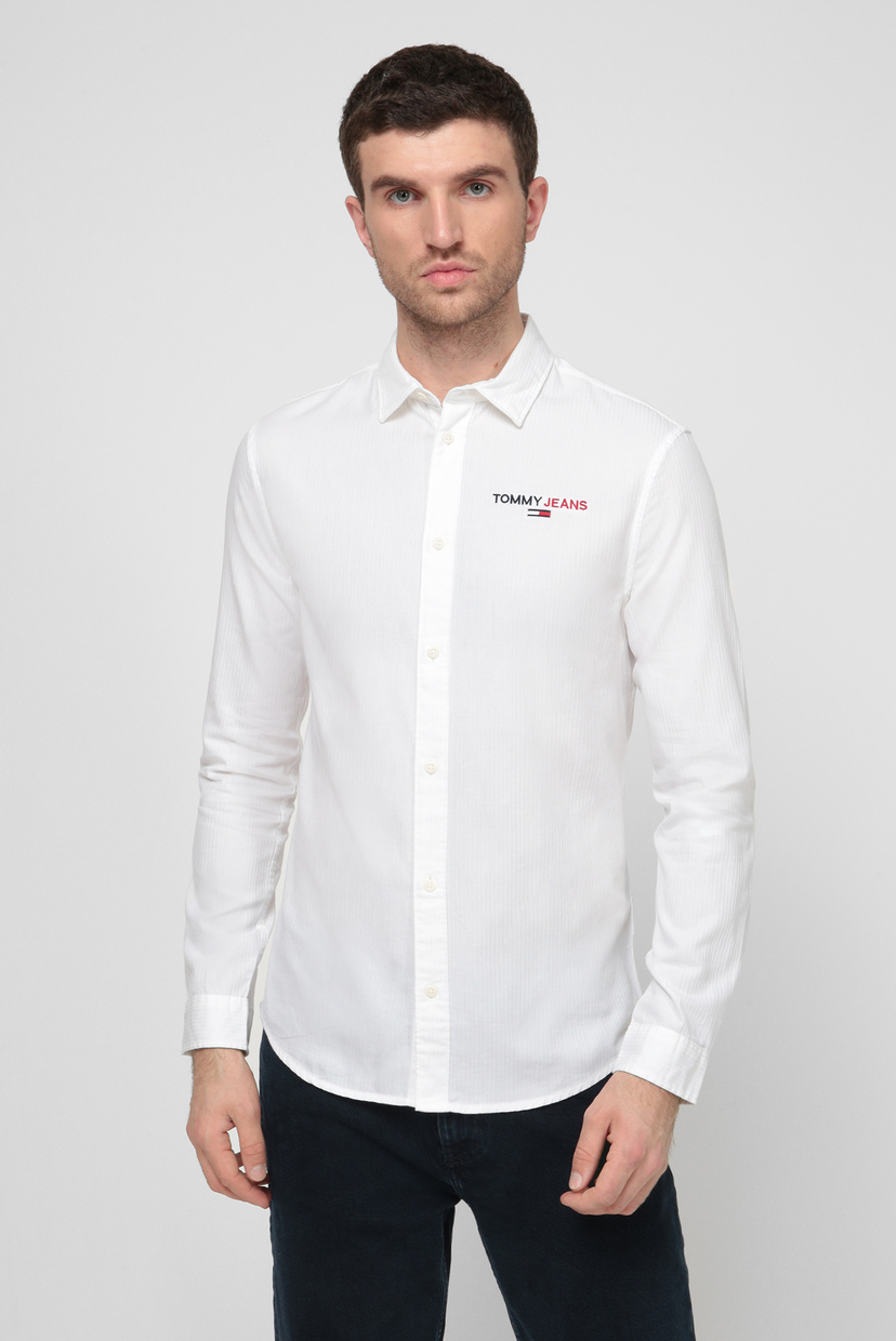 

Мужская белая рубашка Tommy Hilfiger M DM0DM08774