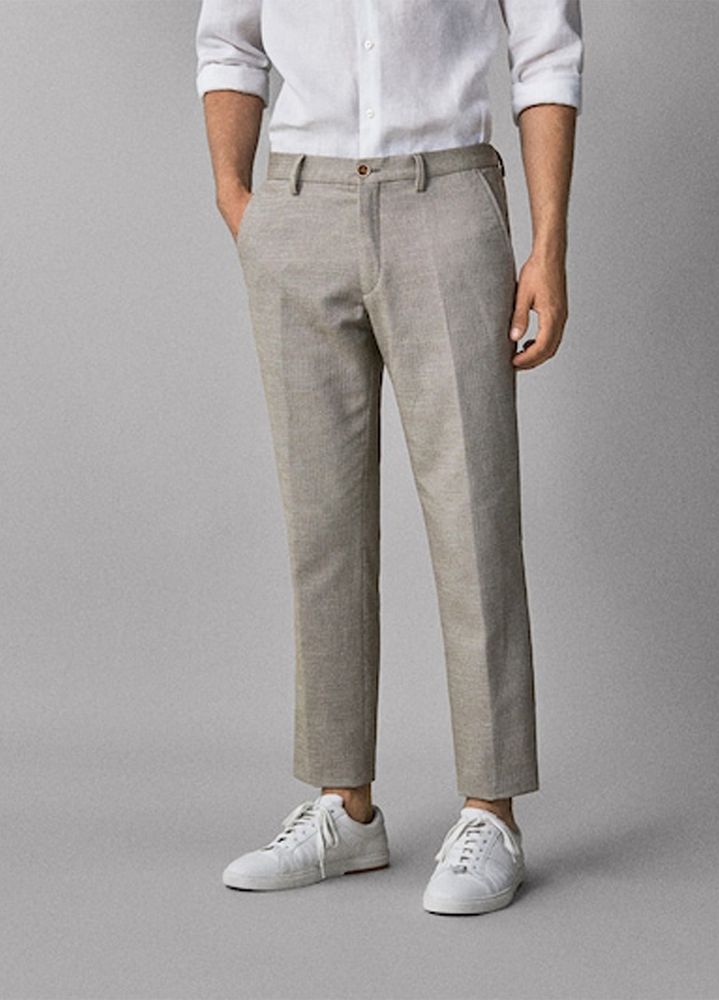 

Брюки Massimo Dutti 011 42 серо - бежевый 07200011011700