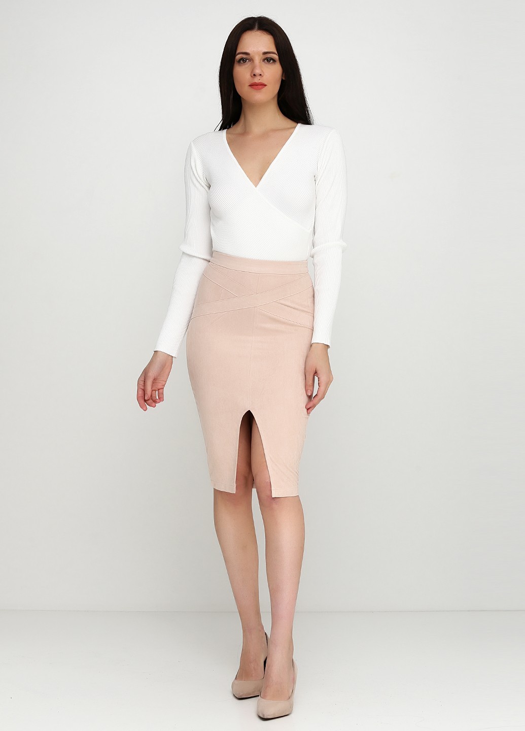 

Юбка Missguided 018 S пудровый 1220JBMG0016