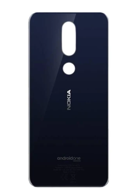 

Задняя крышка для Nokia 7.1 Dual Sim TA-1085, синяя, Gloss Midnight Blue, Original