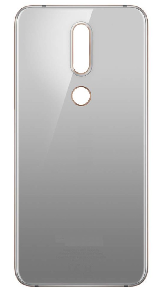 

Задняя крышка для Nokia 7.1 Dual Sim TA-1085, серая, Gloss Steel, Original