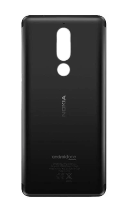 

Задняя крышка для Nokia 5.1 TA-1061/TA-1075, черная, Original